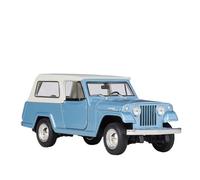 Modello di Auto Finito 1:24 for Jeep Jeepster 1967 Collezione di Auto d'Epoca retrò Classiche Ornamenti Modello di Auto Statica di Lusso Veicoli Motore(Blue)