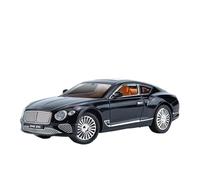 Modello di Auto Finito 1/24 per Bentley Continental GT Replica in Miniatura di Un'auto in Lega Simula Una Berlina Collezione di Ornamenti Veicoli Motore(Black)