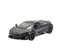 Modello di Auto Finito 1:32 per McLaren 765LT Replica in Miniatura di Un Modello di Auto in Lega Simula Una Berlina Collezione di Ornamenti Veicoli Motore(Black)