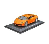 Modello di Auto Finito Collezione di Modelli di Auto in Lega in Scala 1:43 per Lamborghini Huracan LP610-4 2014 Ornamenti for Modelli Veicoli Veicoli Motore(Orange)