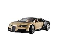 Modello Di Auto In Lega Bugatti Chiron In Scala 1:24 Per Collezione, Regali Di Natale Commemorativi Macchinine Mini Auto(Gold)