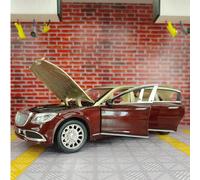 Modello di auto in lega di simulazione di una berlina di lusso S600, con carrozzeria in lega di zinco. Il modello di auto ha quattro porte su entrambi i lati che possono essere aperte e il cofano ante