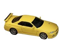 Modello Di Auto In Lega Gialla In Scala 1 64 Per Nissan GTR, Da Collezione, Da Esporre O Come Regalo Per Bambini. Giocattoli Metal Vehicles non RC