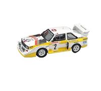 Modello Di Auto In Lega Per Quattro Sport E2 Night War Edition Per Audi 4WD 1986 S1 Vehicle Collection Toys 1/43 Giocattoli Metal Vehicles non RC