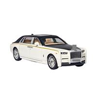 Modello Di Auto In Lega Pressofusa 1:24 Per Rolls Royce Phantom Decorazione(White)
