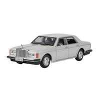 Modello di auto in lega Rolls-Royce Silver Spur III del 1994 in scala 1:32: una classica berlina di lusso britannica in esposizione statica.(White)
