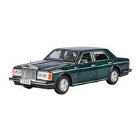 Modello di auto in lega Rolls-Royce Silver Spur III del 1994 in scala 1:32: una classica berlina di lusso britannica in esposizione statica.(Green)