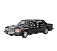 Modello di auto in lega Rolls-Royce Silver Spur III del 1994 in scala 1:32: una classica berlina di lusso britannica in esposizione statica.(Black)