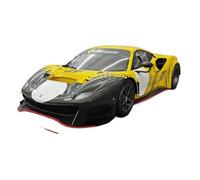 Modello di auto in resina per simulazione Ferrari 488 GT modificata in scala 1:18 per la gara di Le Mans Giocattoli Metal Vehicles non RC