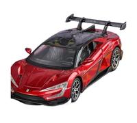 Modello Di Auto Sportiva In Lega Rossa U9 In Scala 1:32 Per Look Up, Collezione Statica Di Ornamenti Giocattoli Metal Vehicles non RC