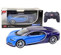 Modello di auto telecomandata Bugatti Chiron in scala 1:14 blu