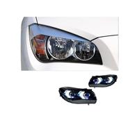 Modello di auto Testa Della Lampada Compatibile for BMW X1 E84 Fari 2010-2015 Faro DRL Indicatori di direzione Abbaglianti Angelo Occhio lente del proiettore(Halogen)
