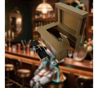 Modello di bancone da bar realistico in scala 1:12 per la scena di vita