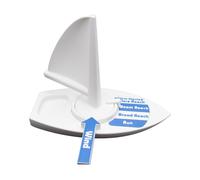 Modello di barca a vela con una vela autofilettante - Istruttore educativo di barca a vela per imparare le basi della vela