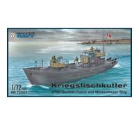 Modello Di Barca Kriegsfischkutter Wwii Nave Patrulla E Dragamine