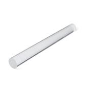 Modello di barra rotonda trasparente, 1 pz asta solida in plastica acrilica trasparente, barra rotonda in PMMA, asta in vetro organico fai da te modello architettonico materiale artigianale(20MM*300MM