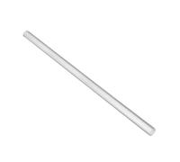 Modello di barra rotonda trasparente, Barra acrilica, barra rotonda in plastica acrilica trasparente verde rossa gialla arancione blu, barre solide in PMMA 1 pz(Clear Transparent,4x500mm)