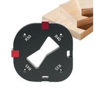 Modello di bit di instradamento del raggio d'angolo, modello di posizionamento 'angolo ' | Modelli di stencil in lega,Modelli di rotondo di, modelli di lavorazione del legno