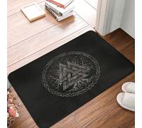 Modello Di Bussola Celtica Della Mitologia Norrena Antica Tappeto Ingresso Casa Antiscivolo Tappetini Porta Dingresso Lavabile Zerbino Di Benvenuto Per Soggiorno Camera Letto Terrazzo 40X60 Cm