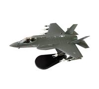 Modello di caccia F-35A in scala 1:72 realistico con espositore per bar,