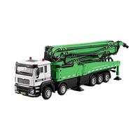 Modello di camion giocattolo con pompa per fango in scala 1:32, porte aperte, modelli veicoli da trasporto e ingegneria, giocattoli in lega pressofusa, regali, batteria non inclusa(Green)