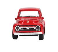 Modello di Camioncino 1:32 Pressofuso in Lega Modello Decorativo di Camioncino Vintage Classico per Bambini Regalo di Natale Decorazioni per la Casa (Rossa)