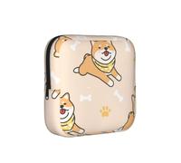 Modello di cane Shiba Inu, Borsa porta assorbenti, borse per il ciclo, borse per tamponi per donne e ragazze adolescenti