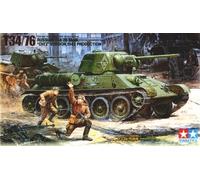 Modello di carro armato in plastica Russian T34/76
