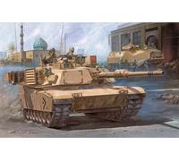 Modello di carro armato in plastica USMC M1A1 Abrams 1:72