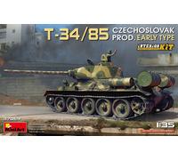 Modello Di Carro T-34/85 Prodotto Ceco Tipo Precoce. Kit Interno Miniart 37069