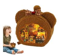 Modello di Casa Artigianale Modello di Piccola Casa - Artigianato Casa in Miniatura - Kit creativo per costruire una piccola casa, artigianato divertente, decorazioni