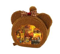 Modello di casa artigianale, modello di piccola casa |Casa delle bambole artigianale per bambini - Kit creativo per la costruzione di una piccola casa, divertenti lavoretti per la casa, decorazioni p