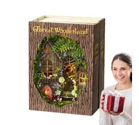 Modello di casa delle bambole, set in miniatura in legno, puzzle stabile, idea realistica, per bambini, hobbisti, amici, amanti, decorazione per la casa, gioco creativo, giocattolo educativo, regalo