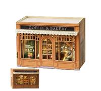 Modello di Casa di Montare, Casa di Legno, Kit di idee per la Camera di Casa in Miniatura, Artigianato, Giocattoli di Costruzione, Kit di Casa Miniatur