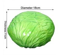Modello di Cavolo Artificiale per Interior Design Simulazione Realistica Ortaggi