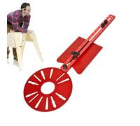 Modello di cerchi per router per la lavorazione del legno, supporto per scanalature di fresatura per router | Guida alla fresatura regolabile | Modello hardware per armadio e guida per il router per