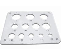 Modello di cerchio per Fresatrice a mano small silver