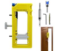 Modello di cerniera per porta stabile Jig - Router - con inserto rimovibile | Nessun scalpello a martello richiesto un'installazione | 3-5 pollici di lunghezza compatibile con spessore per