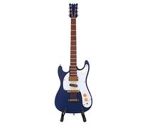 Modello di chitarra in miniatura, Delicati di chitarra in legno Mini Ornamenti musicali di figurina per gli accessori per la casa delle bambole