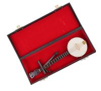 Modello di chitarra musicale Mini ornamento Strumento in miniatura Adatto per la decorazione Mini replica strumento musicale