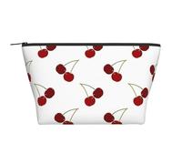 Modello di ciliegia carino, Borsa da toilette Borsa per trucco Borsa per cosmetici Borsa da toilette da viaggio portatile