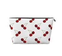 Modello di ciliegia carino, Borsa da toilette Borsa per trucco Borsa per cosmetici Borsa da toilette da viaggio portatile