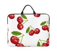 Modello di ciliegia, Custodia per laptop da 14 pollici, borsa per notebook, custodia per laptop, valigetta con maniglia