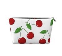 Modello di ciliegia dolce, Borsa da toilette Borsa per trucco Borsa per cosmetici Borsa da toilette da viaggio portatile