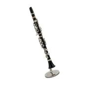 Modello Di Clarinetto In Lega In Miniatura Da 1 Pezzo Con Supporto Mini Accessori Per Strumenti Musicali mini modello musicali (Size : 13.5cm)