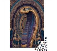 Modello di cobra dell'antico Egitto Puzzle Per Adulti || 70x50cm/1000pcs Puzzle Giochi EduGattoivi,decorazioni Per La Casa