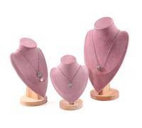 Modello di collana gioielli 1 pezzo Per Esposizione di Bracciali e Anelli | Busto Mostra Espositore Pendenti Portamanichino Organizzatore