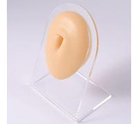 Modello di corpo in silicone for pratica di piercing del tatuaggio - 5 pezzi di display for parte del corpo umano, orecchio, naso, labbra, ombelico, lingua, strumento di allenamento(Skin Navel)