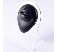 Modello di corpo in silicone for pratica di piercing del tatuaggio - 5 pezzi di display for parte del corpo umano, orecchio, naso, labbra, ombelico, lingua, strumento di allenamento(Black Month)