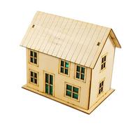 Modello di Costruzione di Una Scena architettonica in Miniatura di Una casa in Legno in 1:72 per Micro Paesaggio, Style B